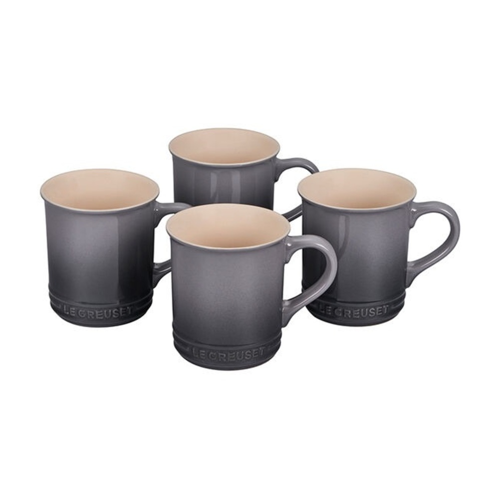 Le Creuset - Oyster - Vancouver Mugs, Set of 4